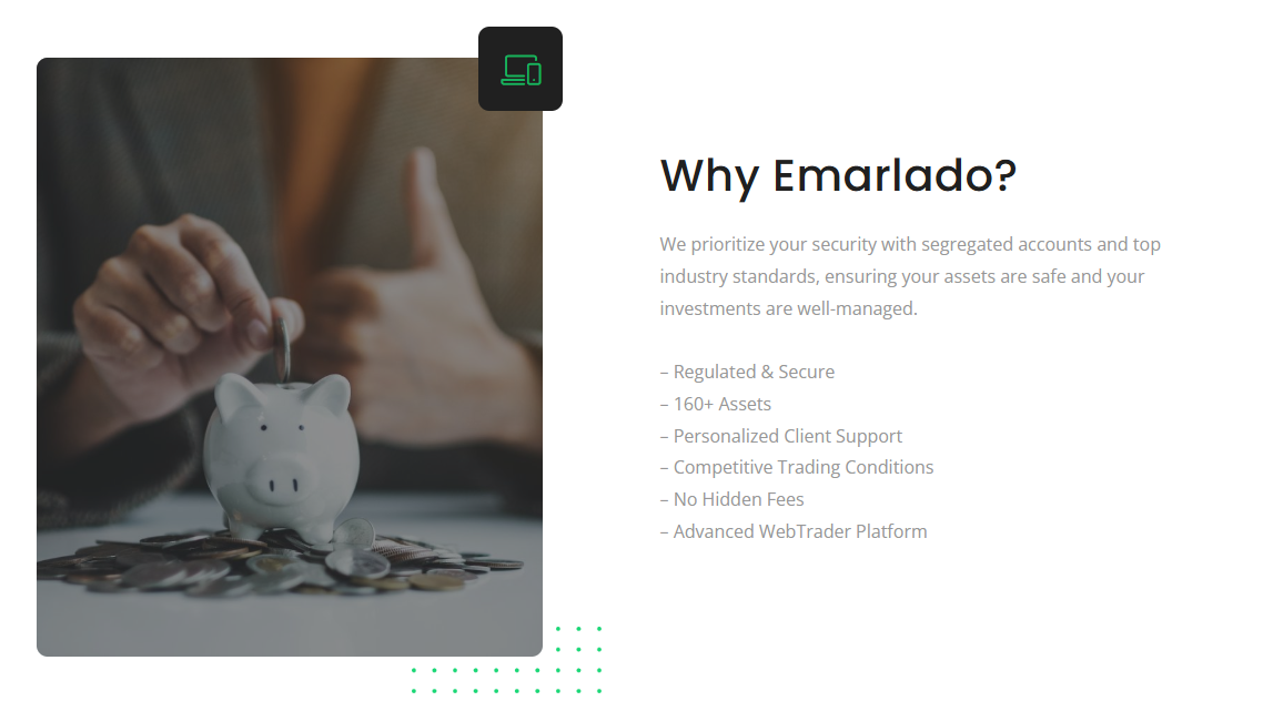 Find out why is Emarlado a reliable broker