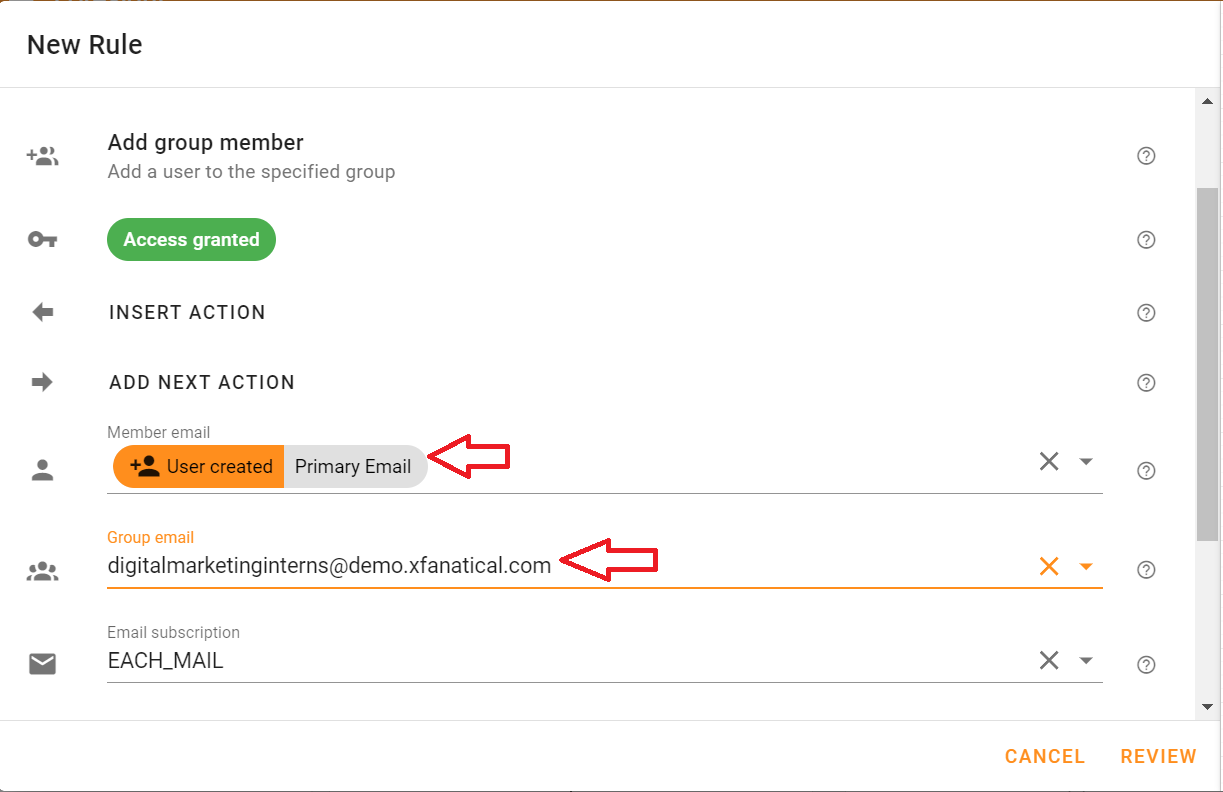 Automatically Assign New Users to Groups through Foresight - New Rule Creation