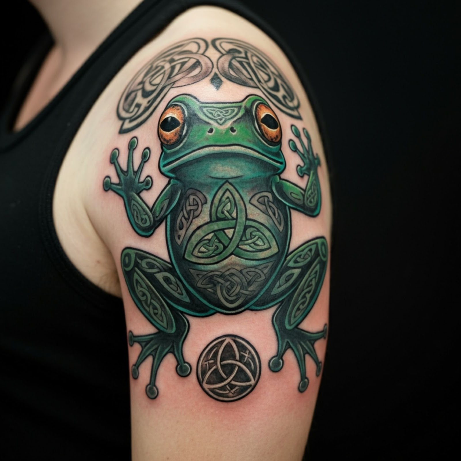 Atomic Frog Tattoo
