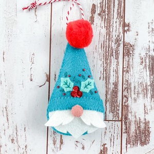 Gnome Felt ornament