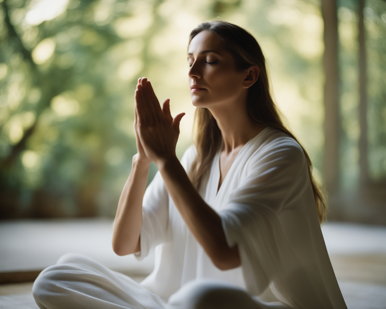 A person in white clothes praying

AI-generated content may be incorrect.