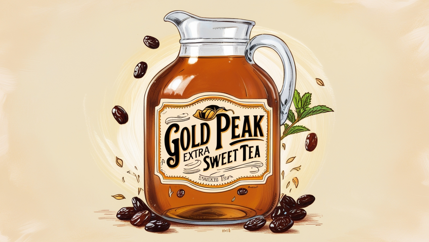 Gold Peak Extra Sweet Tea tastes like raisins