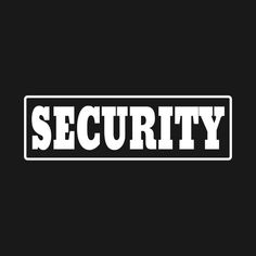 This contains an image of  the word security is shown in white on a black background