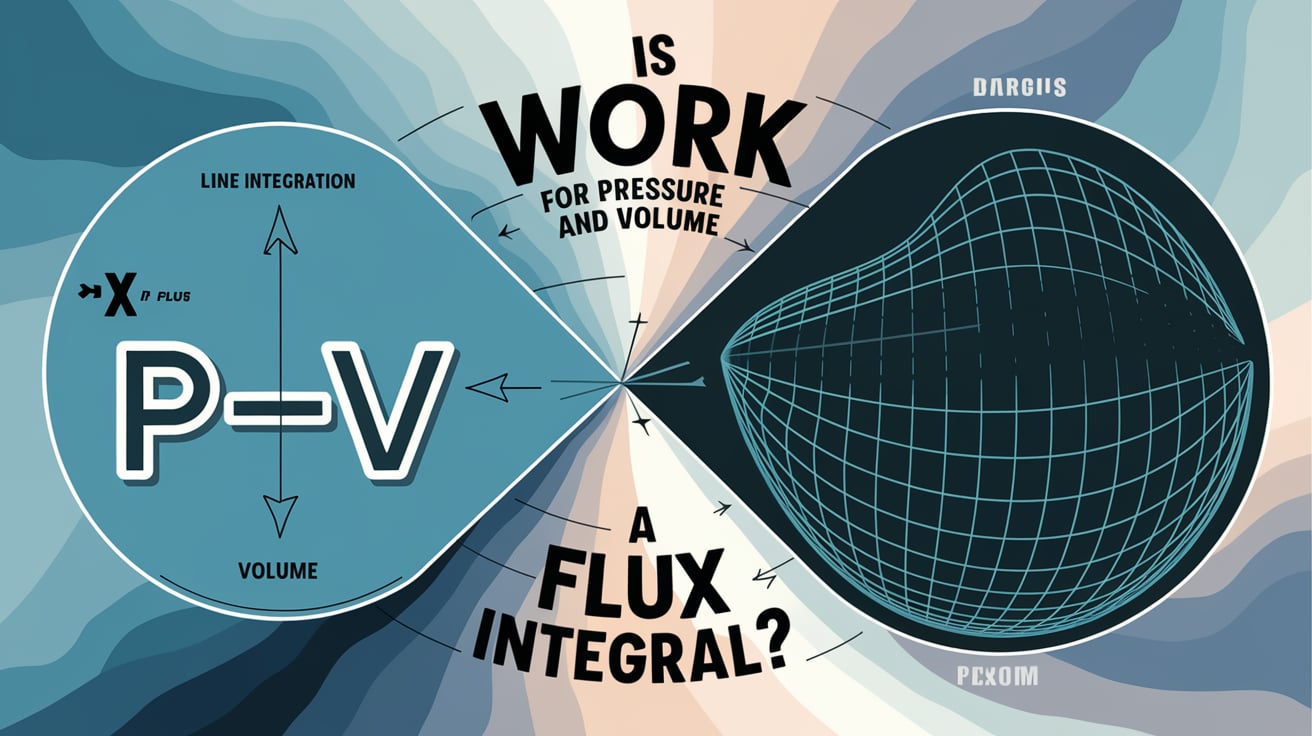 is work for pressure and volume a flux integral