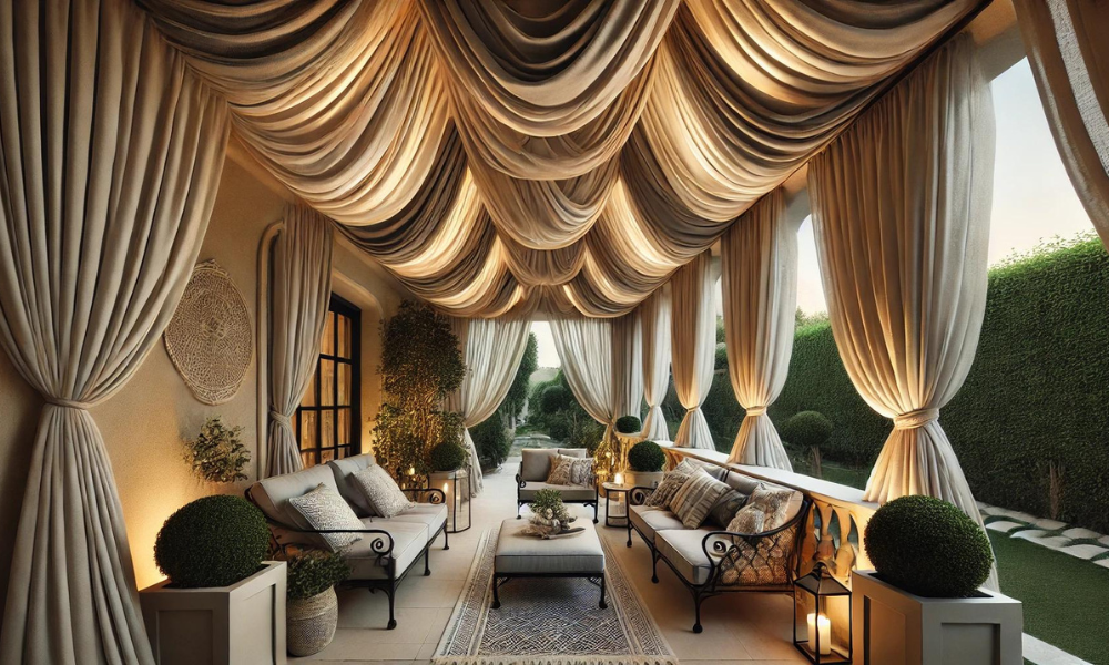 Fabric Draped Ceilings