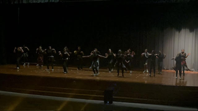 Student performances at TOR's annual Luau Family Night