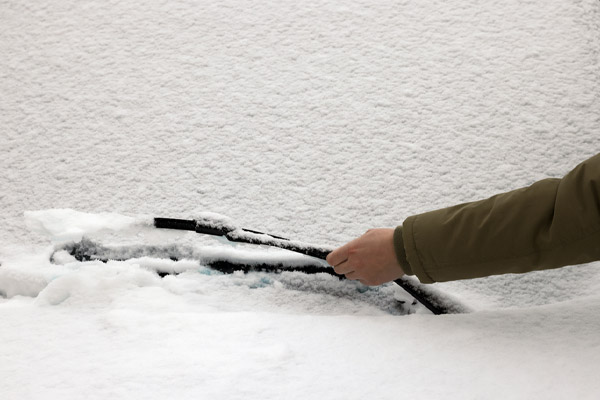 frozen windshield wipers