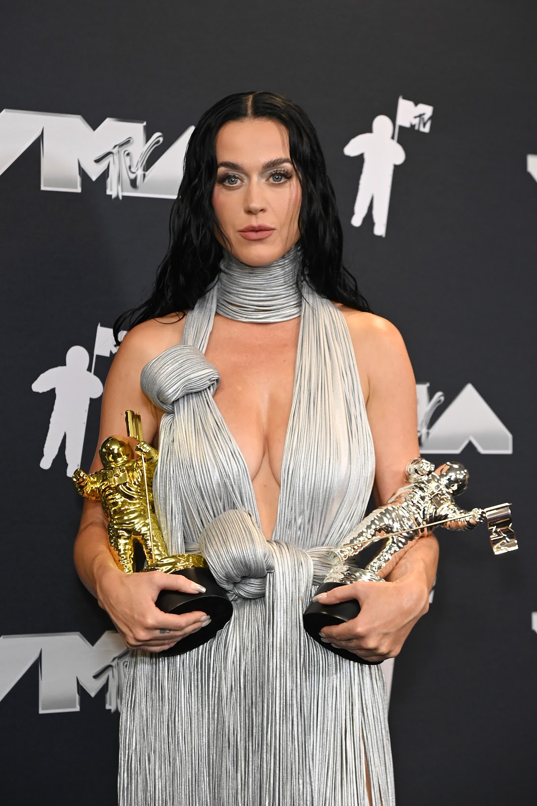 Katy Perry during 2024 MTV Video Music Awards on September 11, 2024 in Elmont, New York. | Source: Getty Images