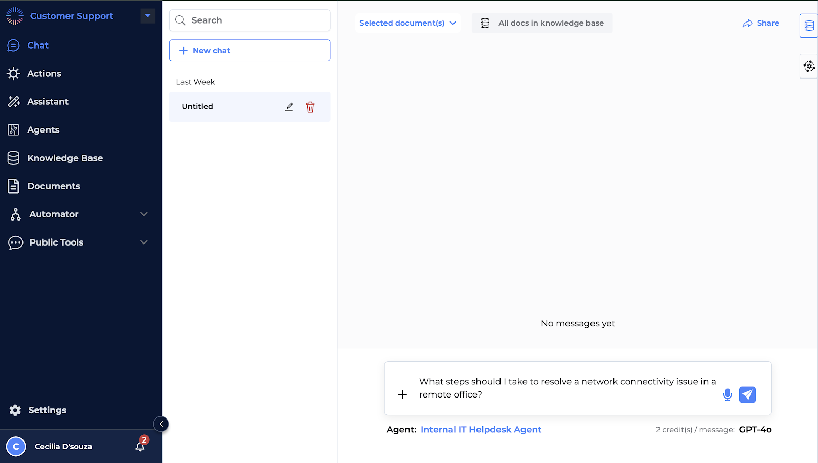 Odin's Conversational AI