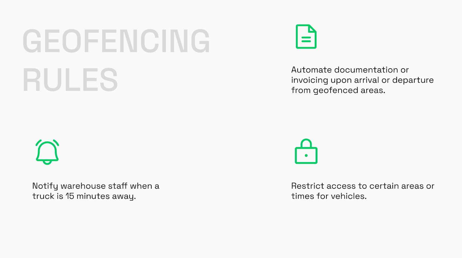 steps to implement geofencing in logistics operations