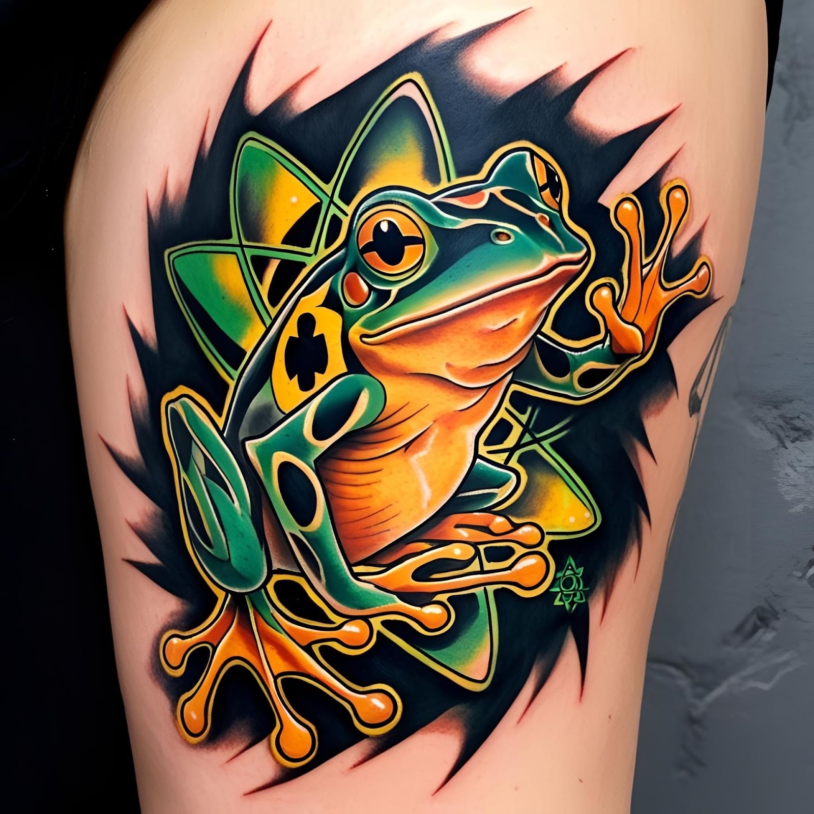 Celtic Frog Tattoo