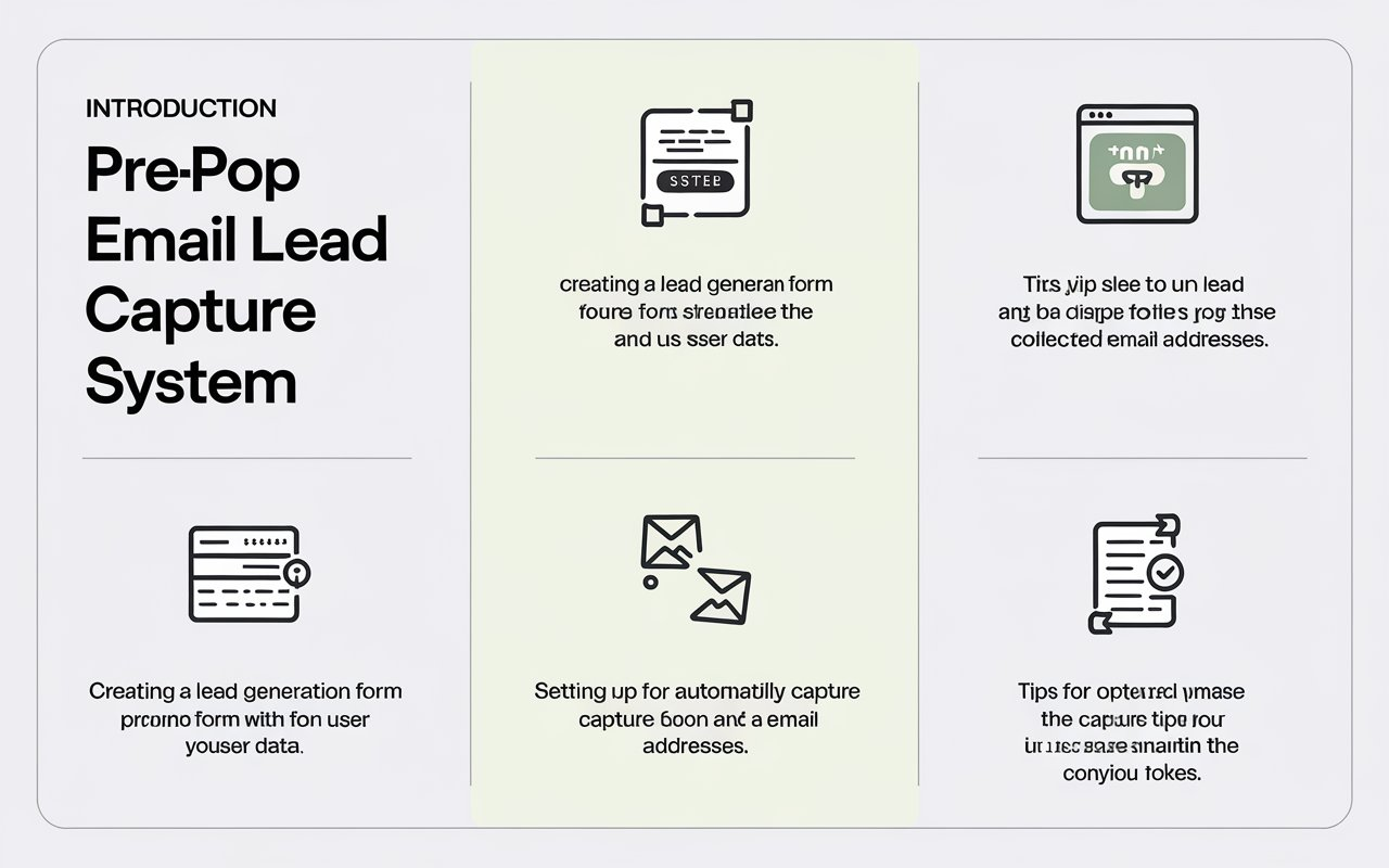 How to Set Up Prepop Email Lead Capture