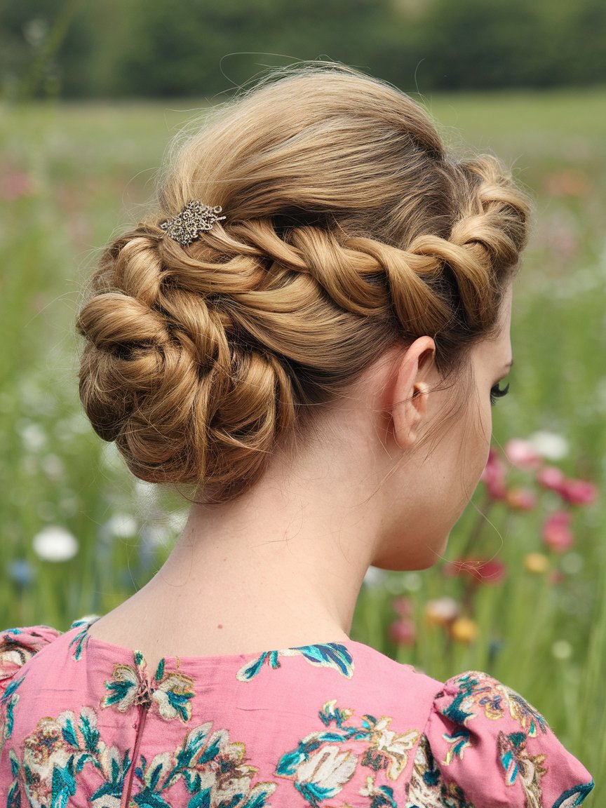 28. Twisted Updo