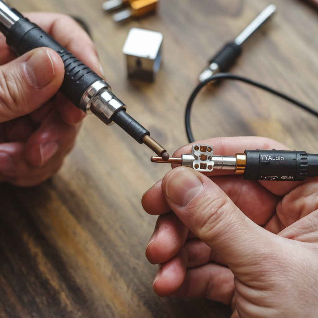 YYAudio RCA connector how to solder
