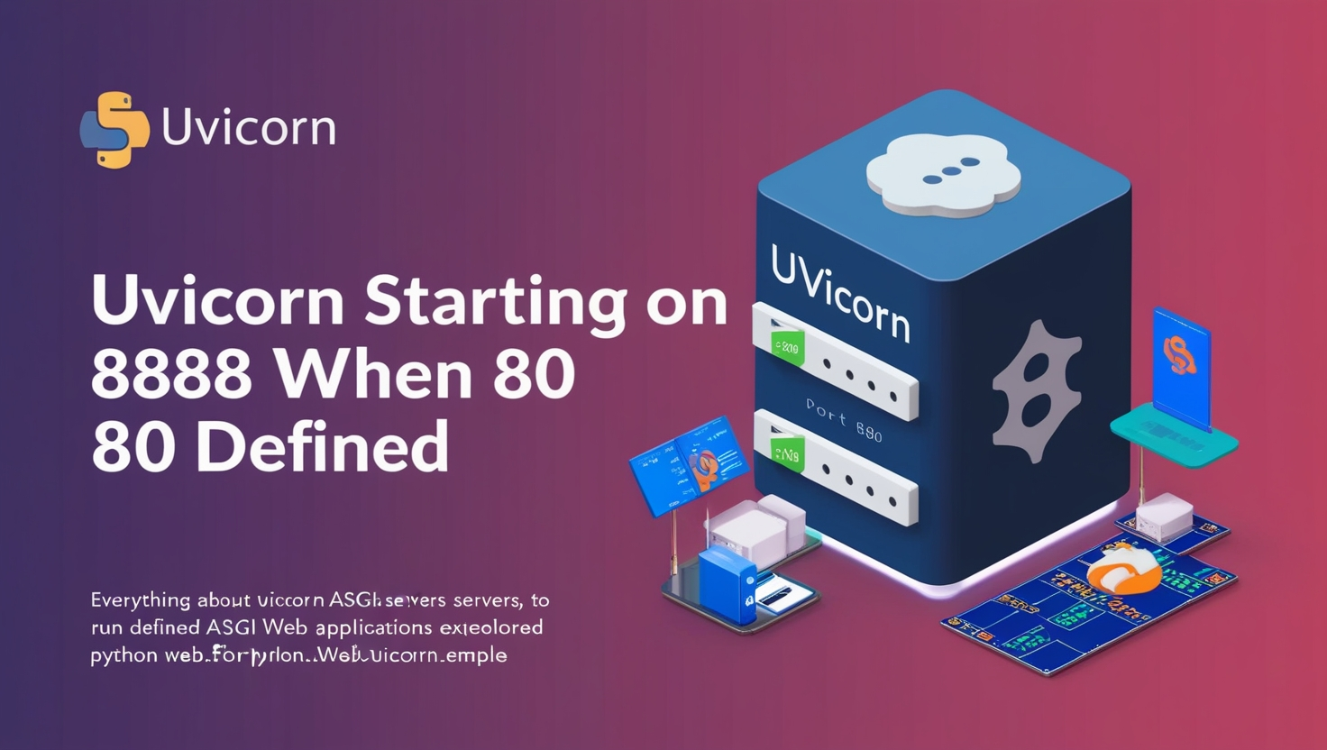 Uvicorn Starting on 8888 When 80 Defined