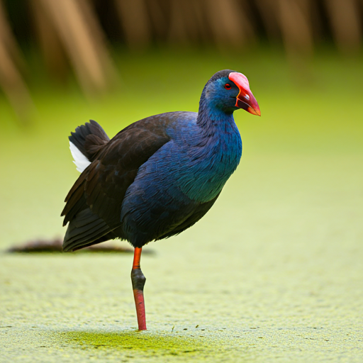 Purple Swamphen (Porphyrio porphyrio)