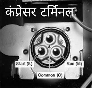 कंप्रेसर के टर्मिनल्स का कैसे पता लगाएं