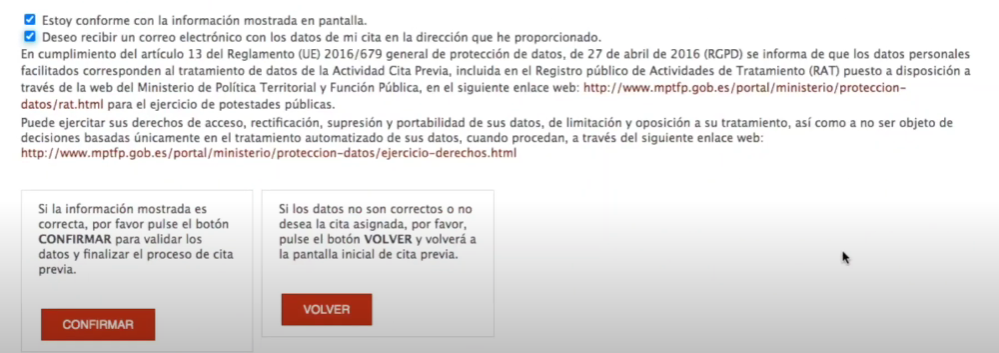 Guía para solicitar cita para recogida de TIE
