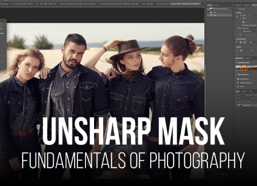 photoshop unsharp mask setting