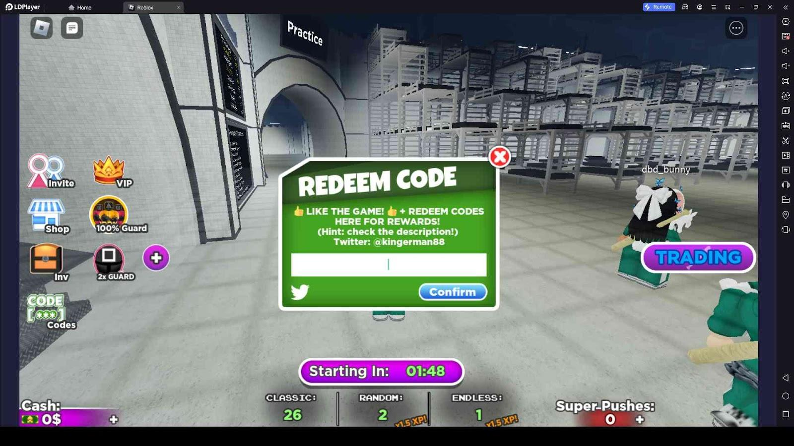 Roblox Squid Game Code (กรกฎาคม 2025) อัปเดตเรื่อยๆ