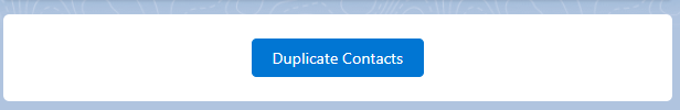 A blue and white rectangle with white text