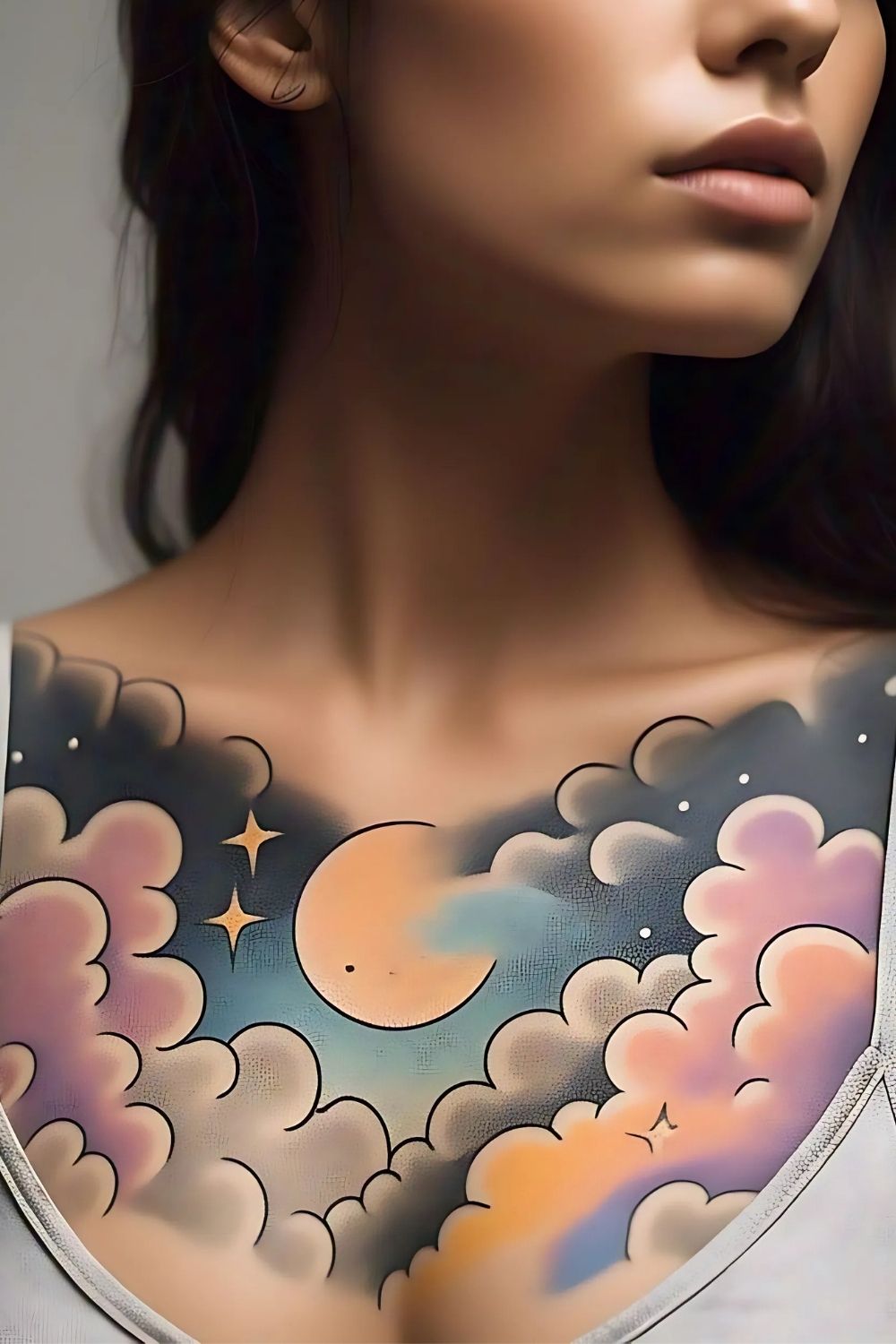 Dreamy Cloudscape Chest