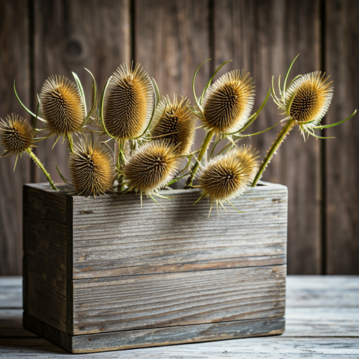 Harvesting and Using Teasel Flowers