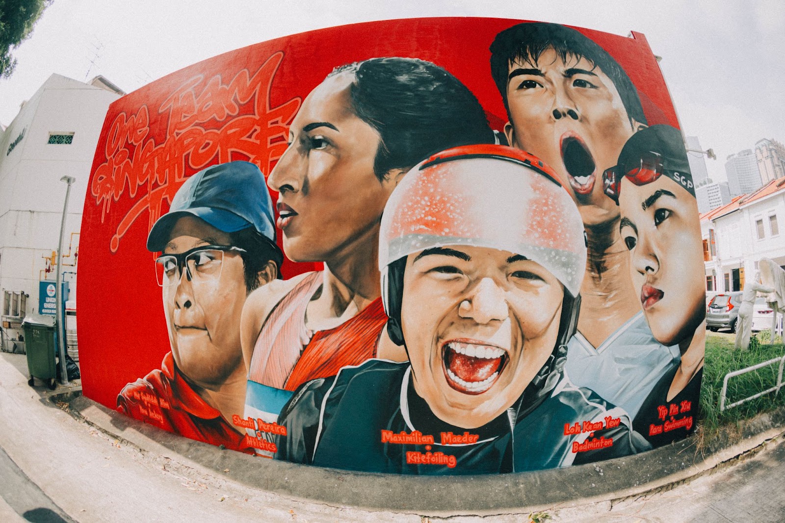 Where art meets sport at Team Singapore Wall of Fame