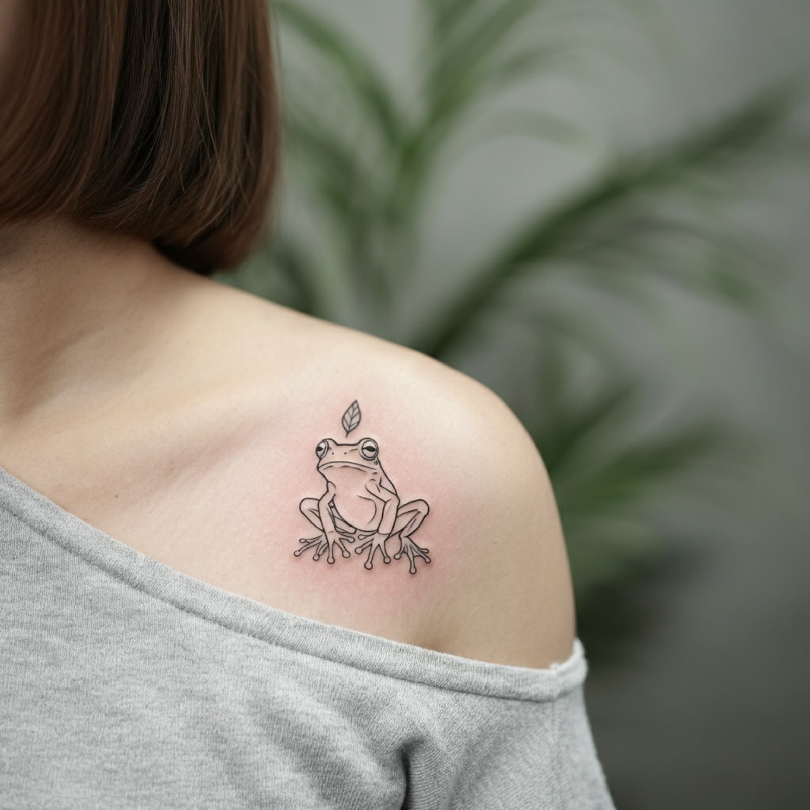 Frog Tattoo Simple
