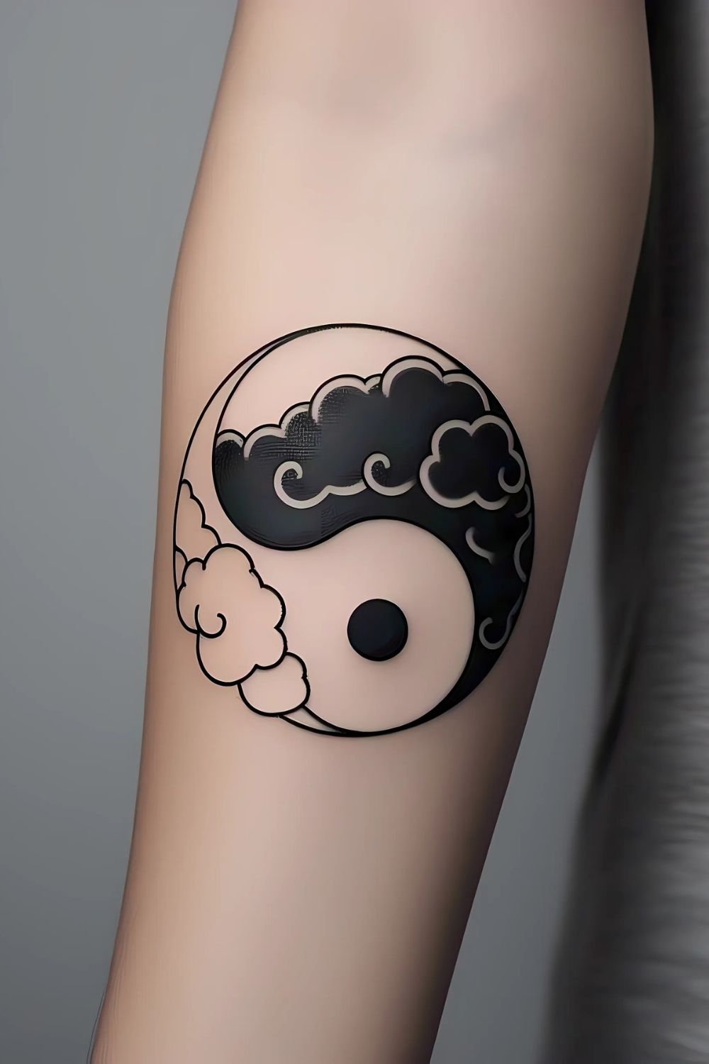 Yin and Yang Clouds Forearm