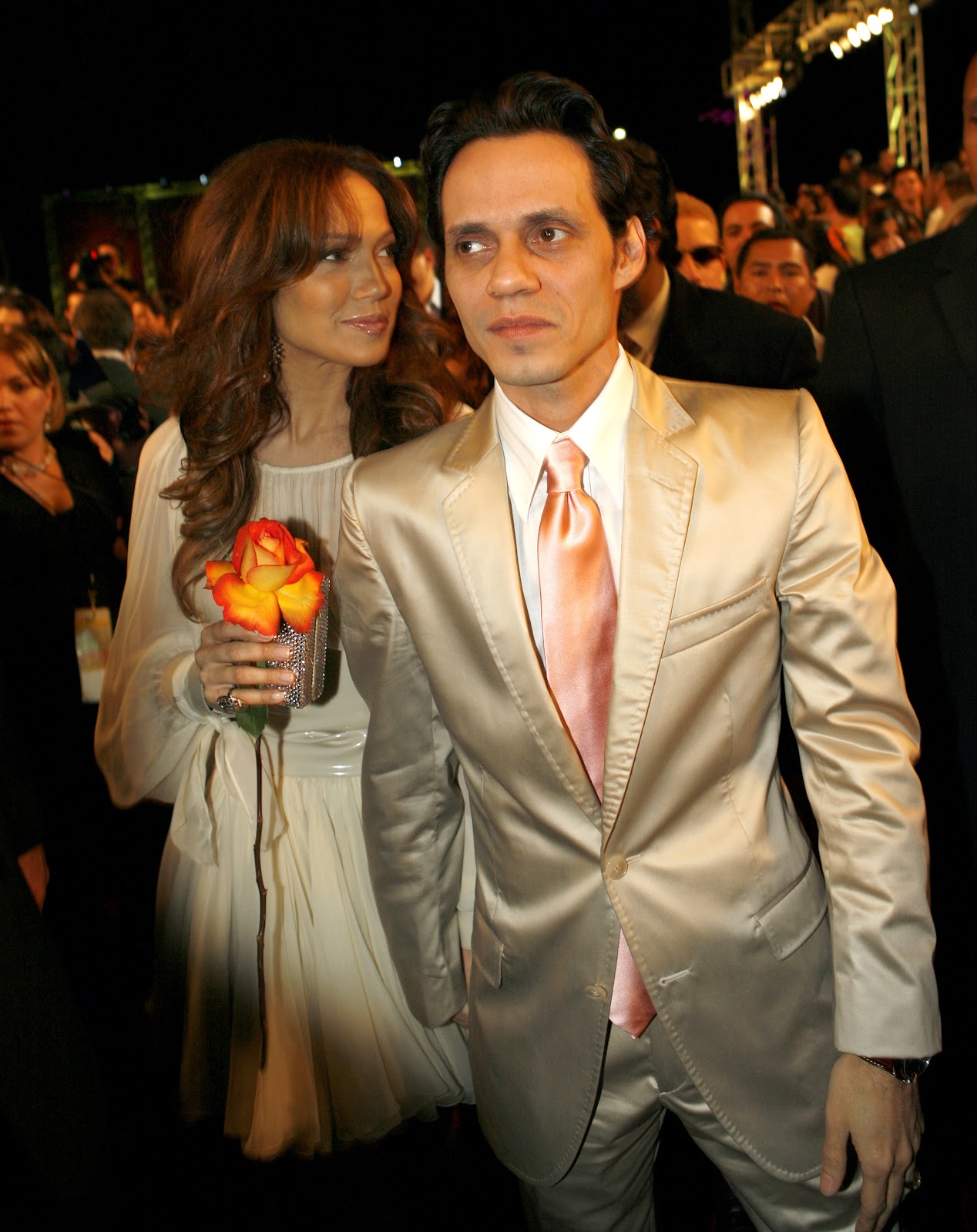 Jennifer Lopez and Marc Anthony at an event in 2007. | Source: Getty Images