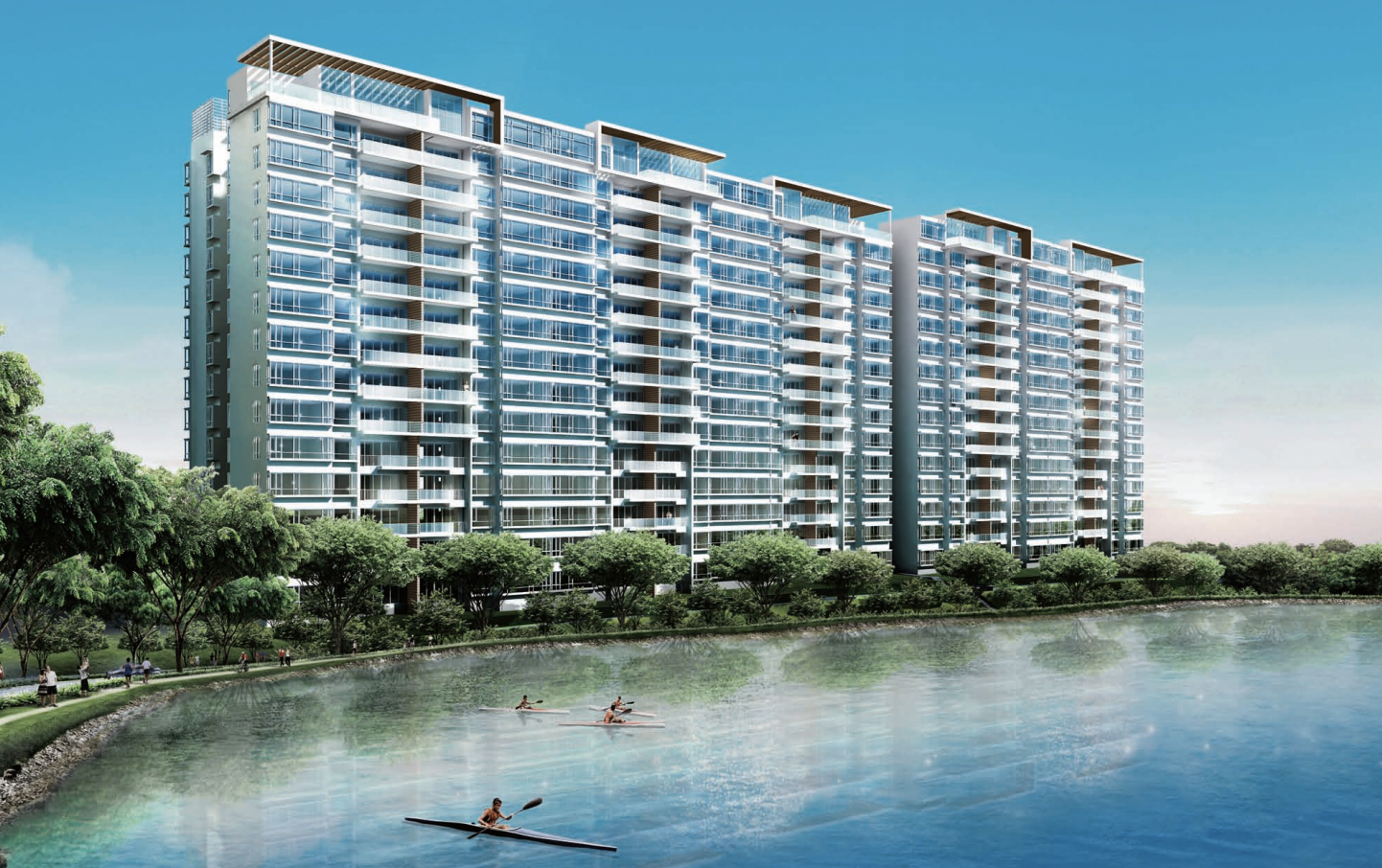 Waterfront Key, a 99-year condo beside Bedok Reservoir offering scenic views, top schools, MRT access, and strong investment potential.