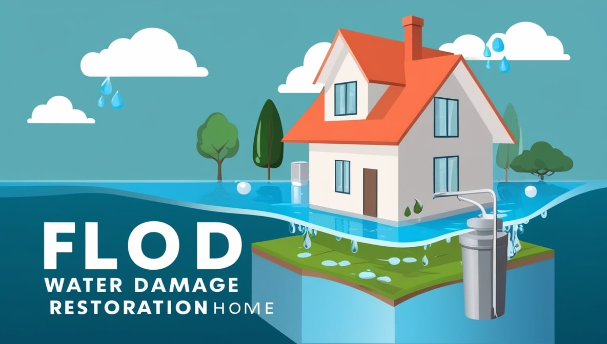 flood water damage restoration in Lone Tree, CO