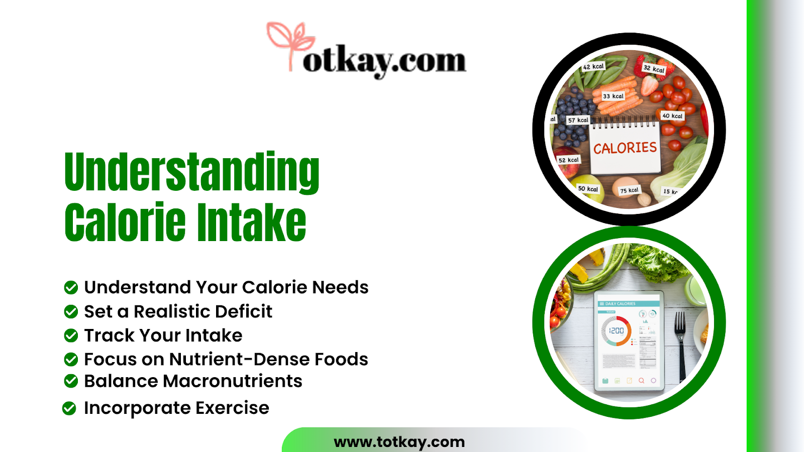 Understanding Calorie Intake-healthy and balanced diet - totkay.com
