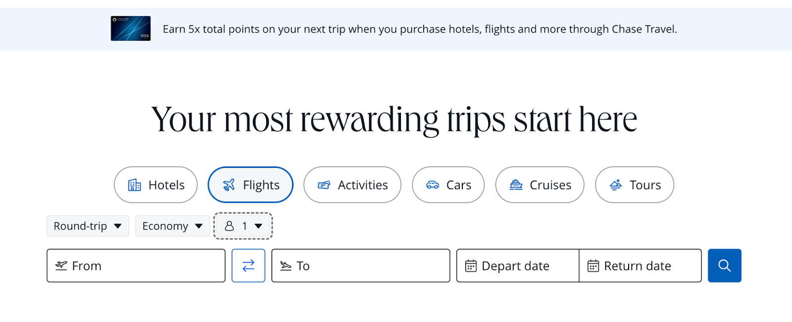 Chase travel portal