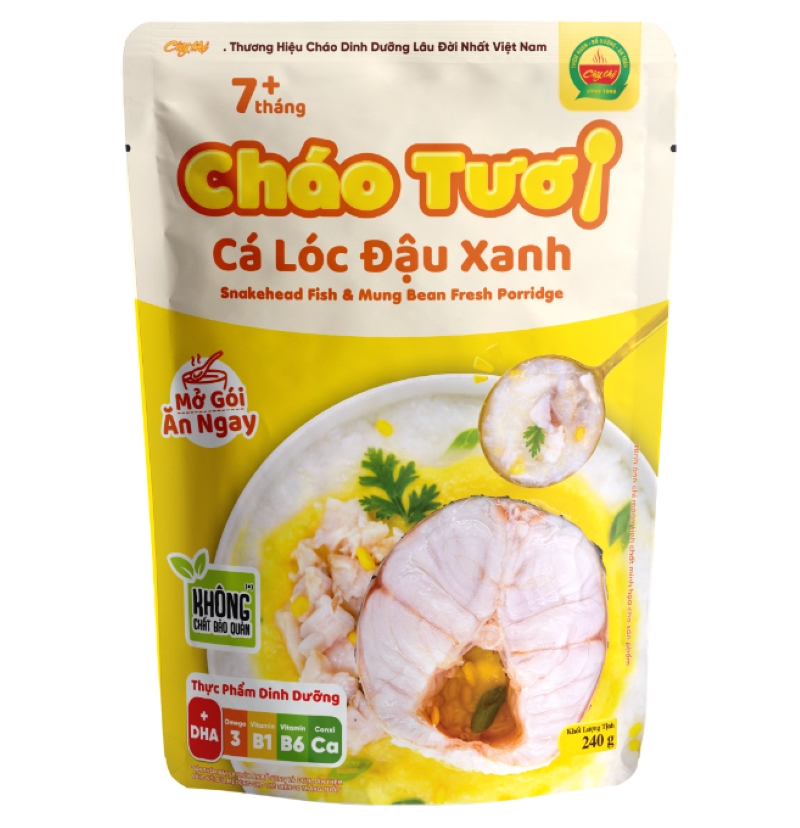 Cháo Tươi Cá Lóc Đậu Xanh của Cây Thị