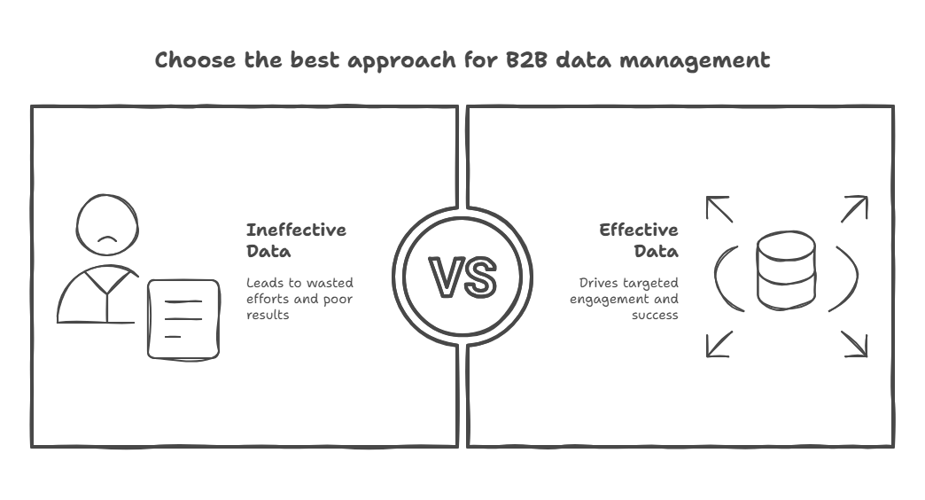 choose the best approach for b2b data management with b2b data providers