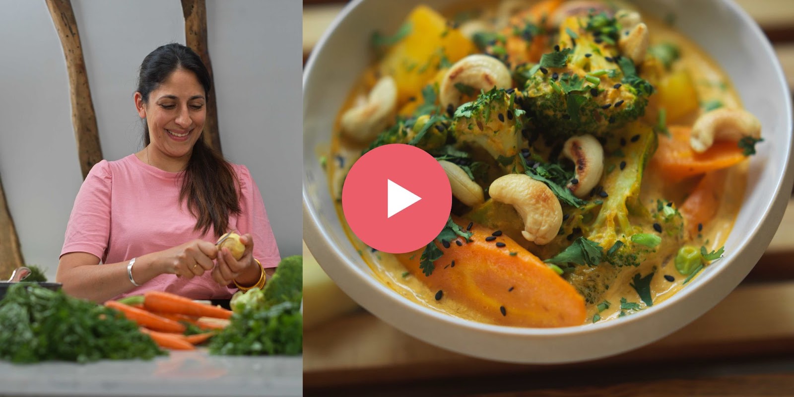 cours vidéo curry de légume
