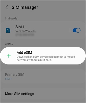 Verizon eSIM Activation on Android and Other Devices 
