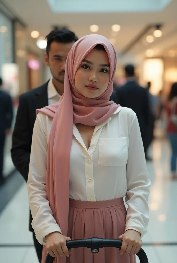  Mereka bersiap-siap dengan tenang, Suraya memastikan Adam selesa dalam stroller kecilnya
