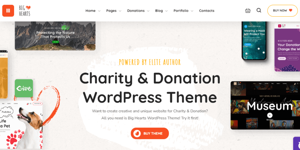 BigHearts Best Charity WordPress Themes