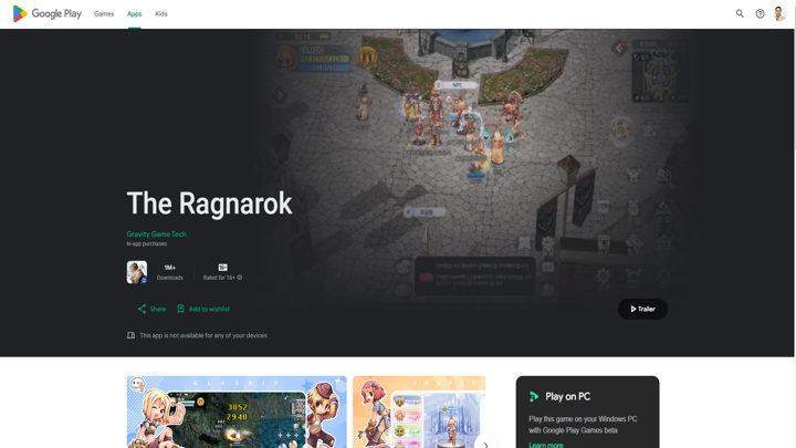 Launch RO Ragnarok Online game