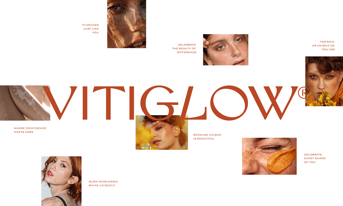 Image from the VITIGLOW: A Skincare Visual Identity That Celebrates Difference article on Abduzeedo