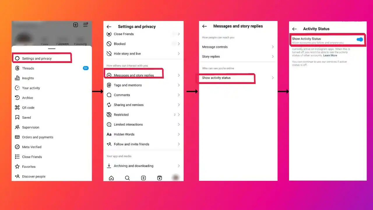 hide activity status - Protect Yourself from Instagram Stalkers