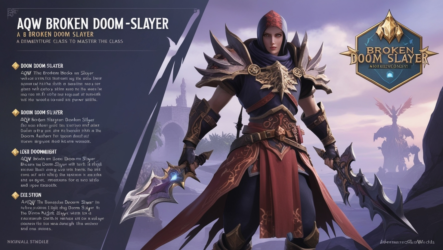AQW Broken Doom Slayer