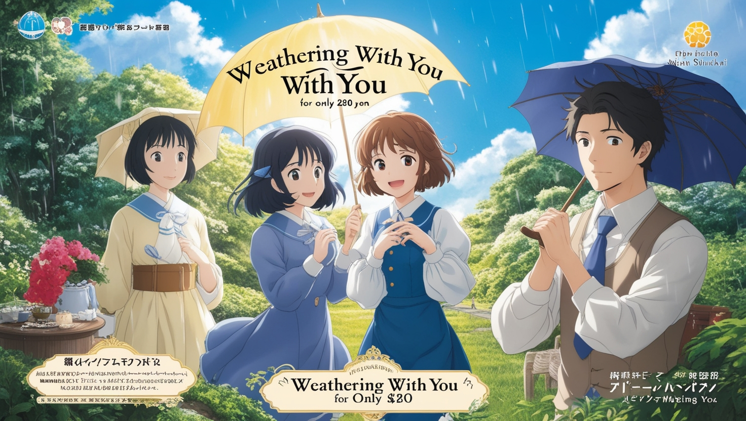 Weathering with You Room for Only 280 Yen