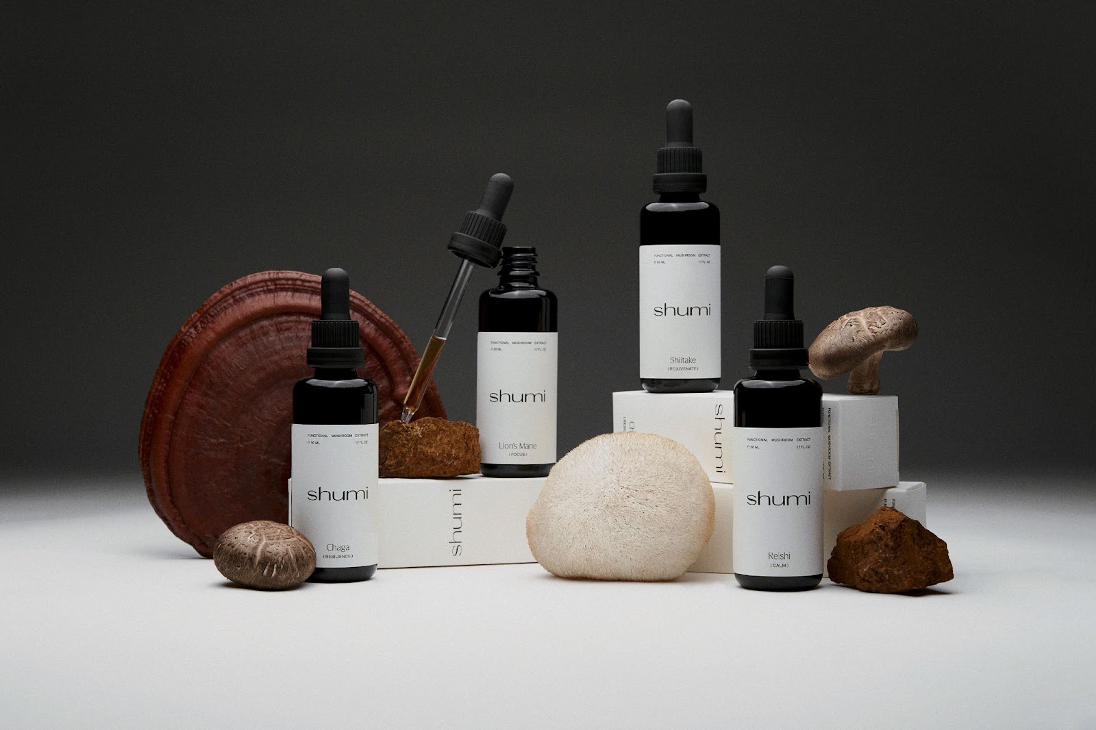 Image from the Shumi Brand Identity: Packaging Design That Elevates Functional Wellness article on Abduzeedo