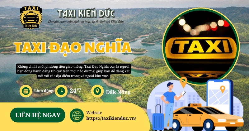 dịch vụ Taxi Đạo Nghĩa