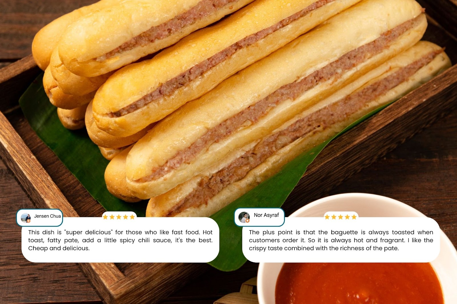 The flavor of Tu Hai Baguette