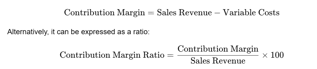 difference between contribution margin and gross margin